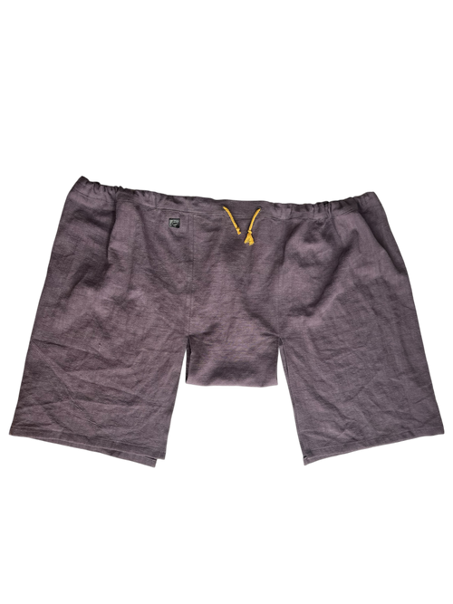 L’Atelier de la Crevette | Cuir et costumes médiévaux d’inspiration historique et fantastique || Braies médiévales en lin avec cordon de serrage. Sous-vêtement médiéval confortable idéal pour compléter un costume médiéval homme.