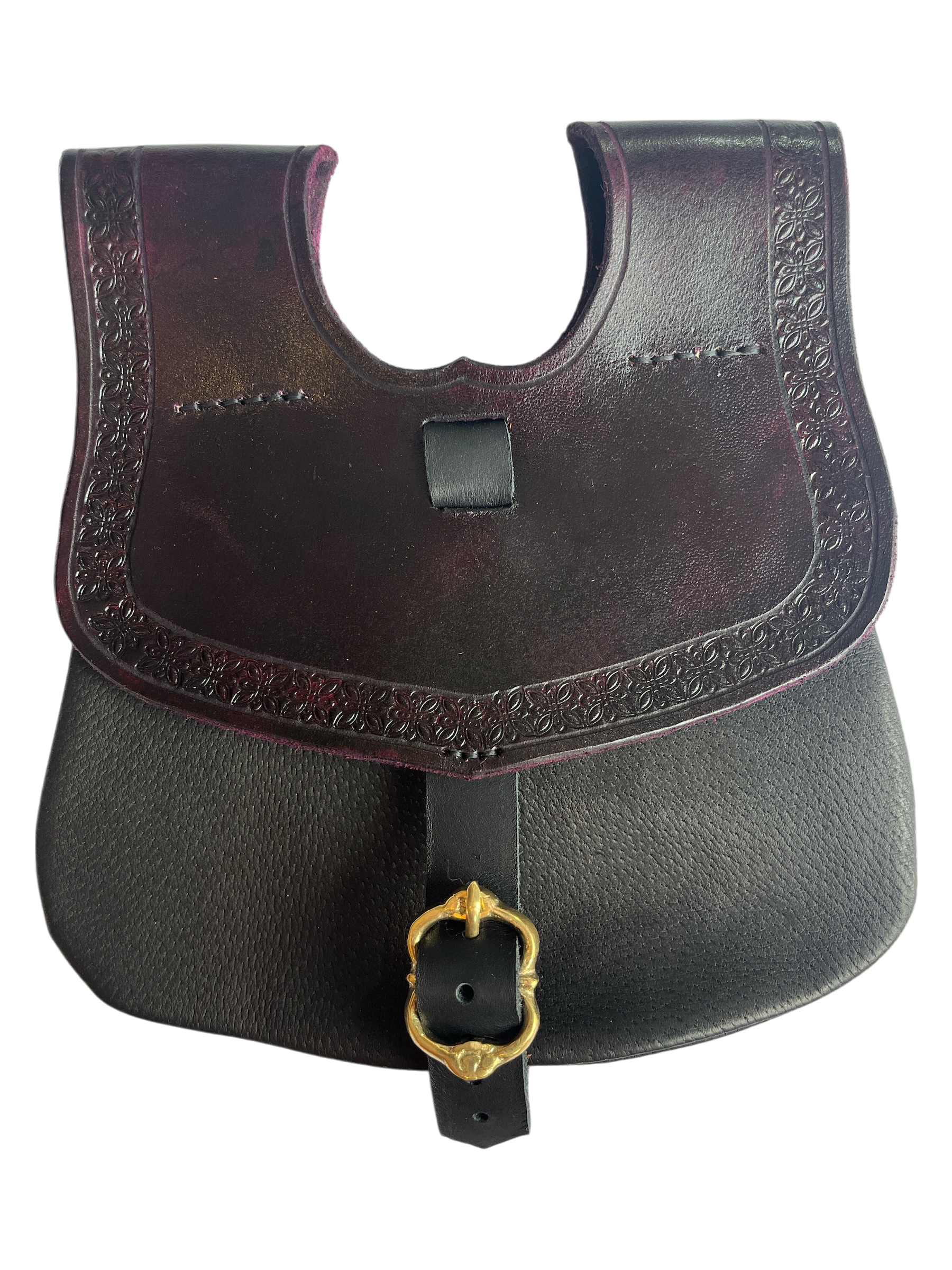 L’Atelier de la Crevette | Cuir et costumes médiévaux d’inspiration historique et fantastique | Escarcelle en cuir | Accessoire de cuir médiéval