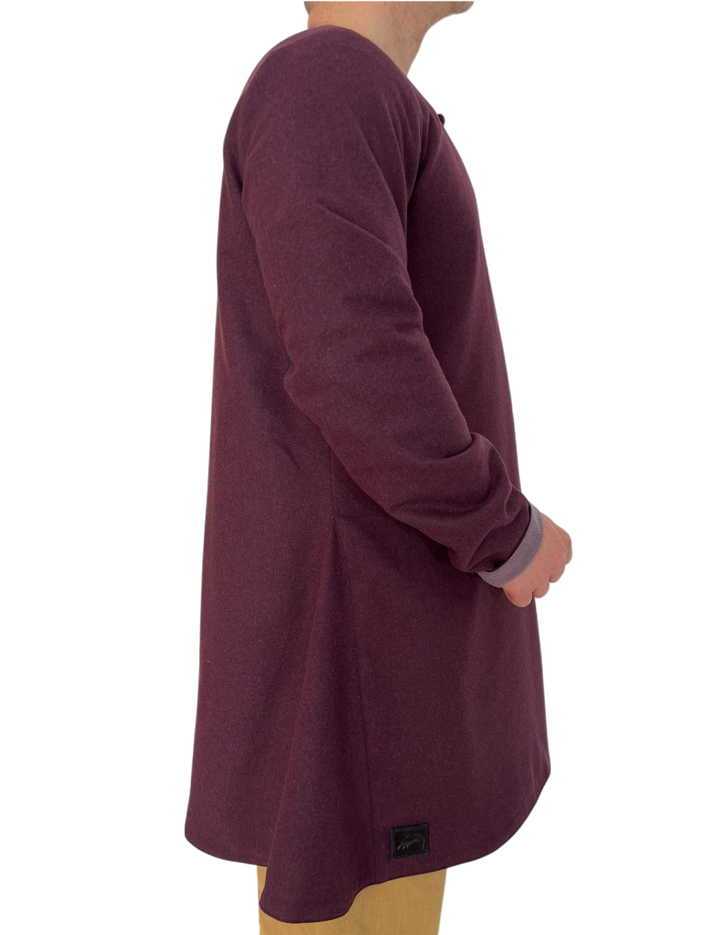 L’Atelier de la Crevette | Cuir et costumes médiévaux d’inspiration historique et fantastique | Cotte en laine d’inspiration historique | Vêtement médiéval pour homme