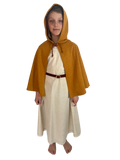 L’Atelier de la Crevette | Cuir et costumes médiévaux d’inspiration historique et fantastique | Cape pour enfant en chanvre | Vêtement médiévale pour enfant