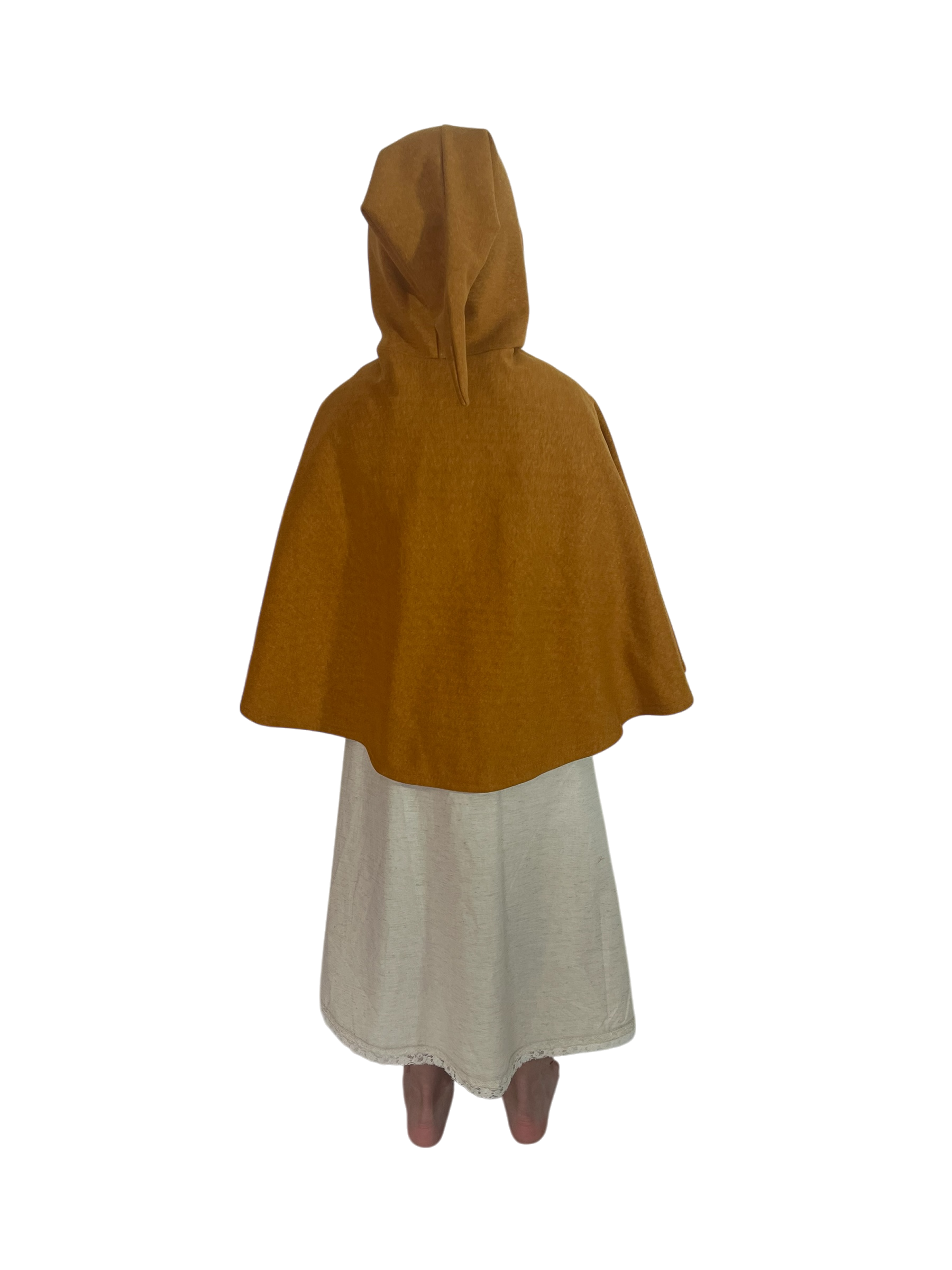 L’Atelier de la Crevette | Cuir et costumes médiévaux d’inspiration historique et fantastique | Cape pour enfant en chanvre | Vêtement médiévale pour enfant
