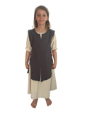 L’Atelier de la Crevette | Cuir et costumes médiévaux d’inspiration historique et fantastique | Surcot pour enfant en chanvre | Vêtement médiévale pour enfant