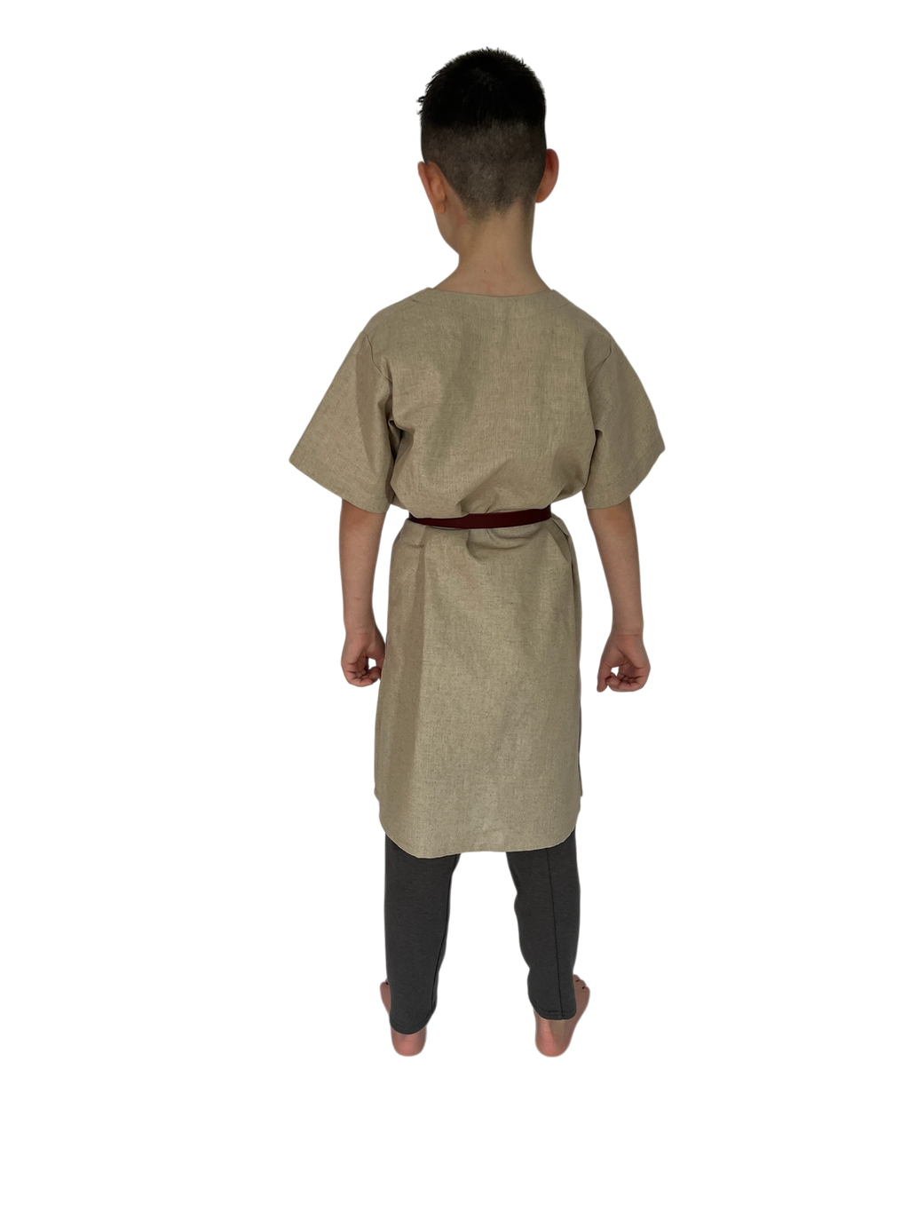 L’Atelier de la Crevette | Cuir et costumes médiévaux d’inspiration historique et fantastique | Tunique de lin | Vêtement médiévale pour enfant