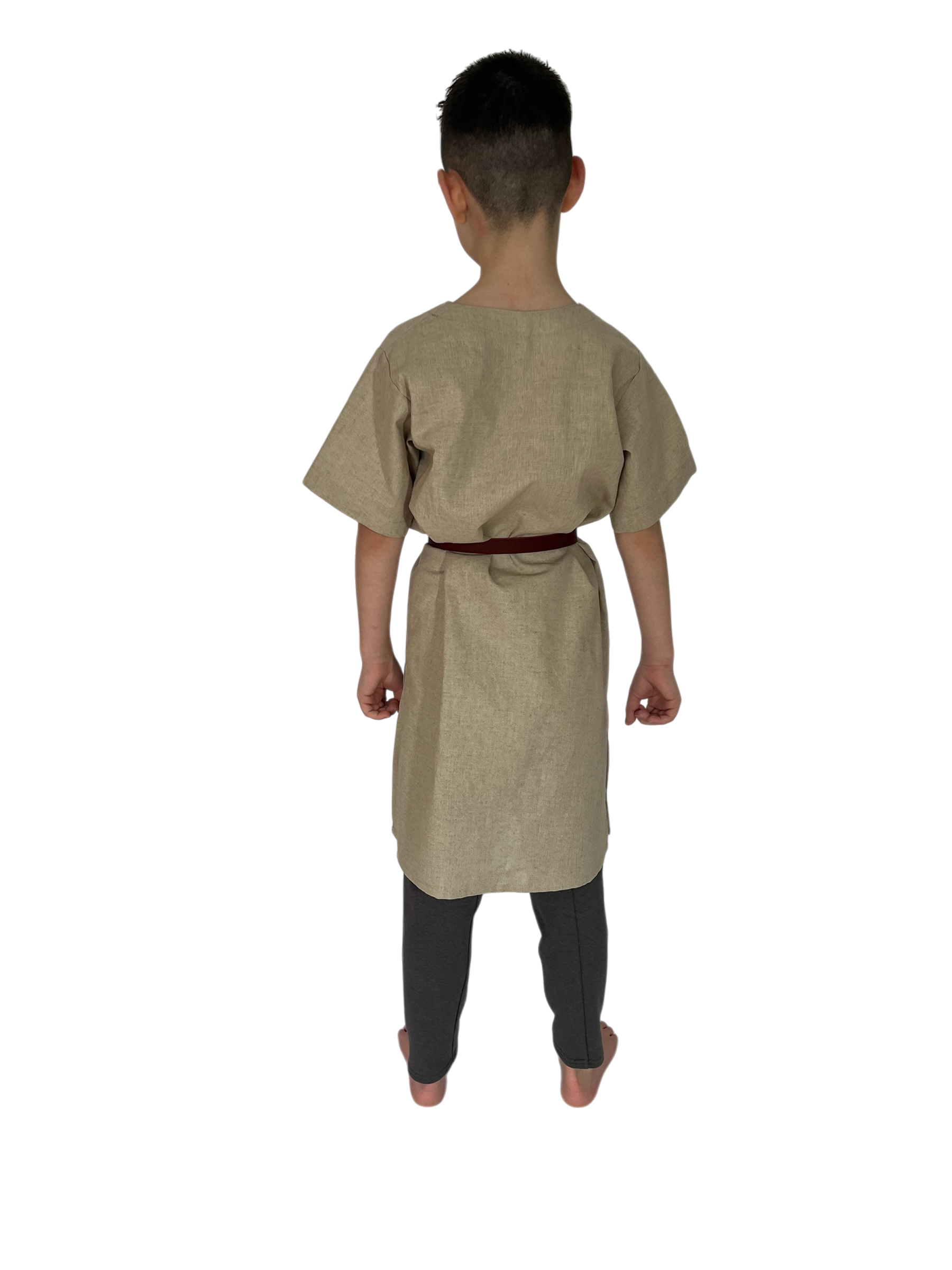 L’Atelier de la Crevette | Cuir et costumes médiévaux d’inspiration historique et fantastique | Tunique de lin | Vêtement médiévale pour enfant