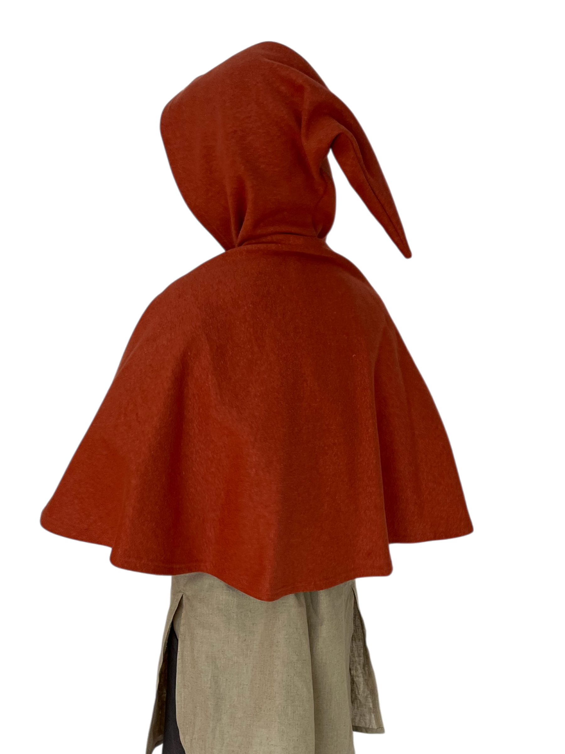 L’Atelier de la Crevette | Cuir et costumes médiévaux d’inspiration historique et fantastique | Cape pour enfant en chanvre | Vêtement médiévale pour enfant