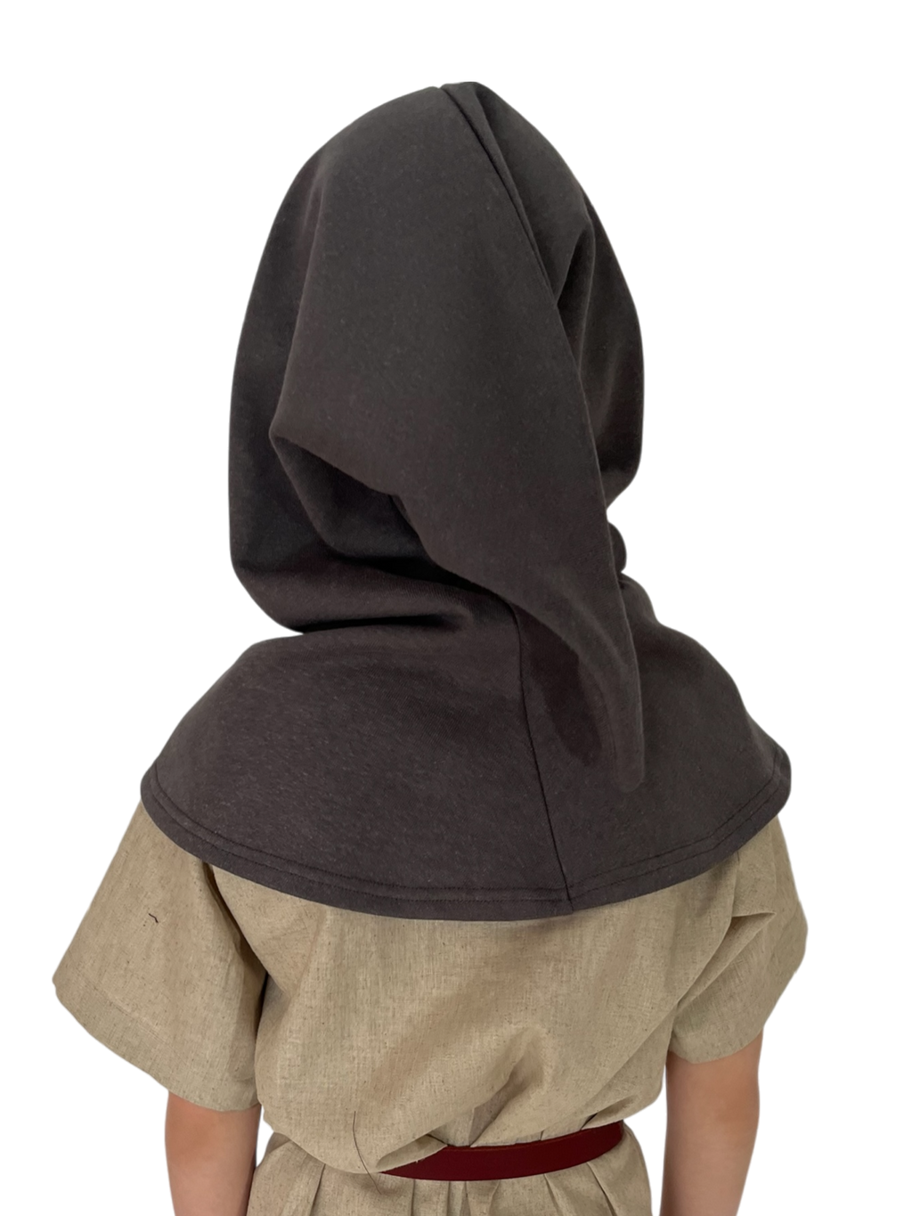 L’Atelier de la Crevette | Cuir et costumes médiévaux d’inspiration historique et fantastique | Chaperon pour enfant en chanvre | Vêtement médiévale pour enfant
