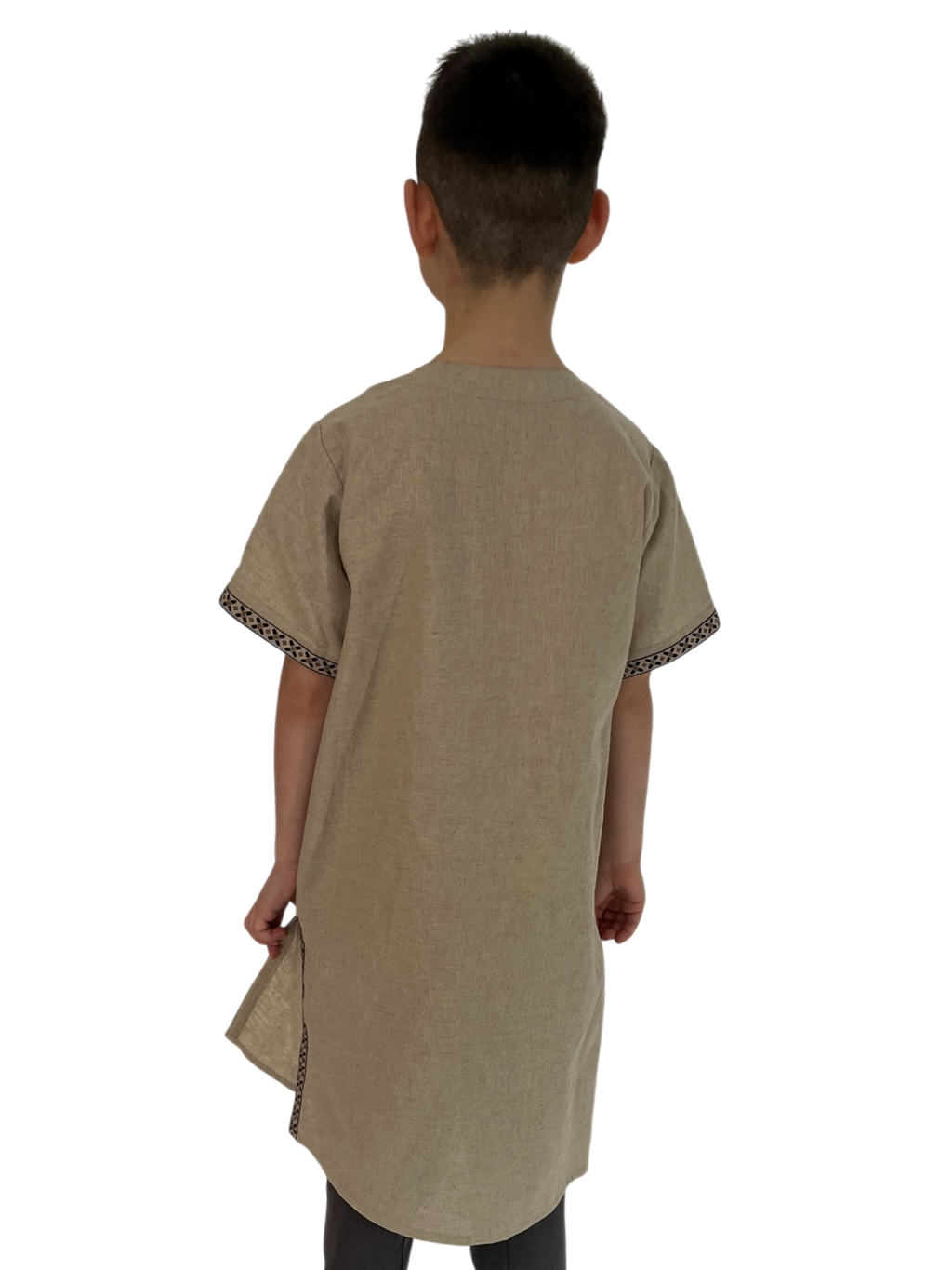 L’Atelier de la Crevette | Cuir et costumes médiévaux d’inspiration historique et fantastique | Tunique de lin | Vêtement médiévale pour enfant