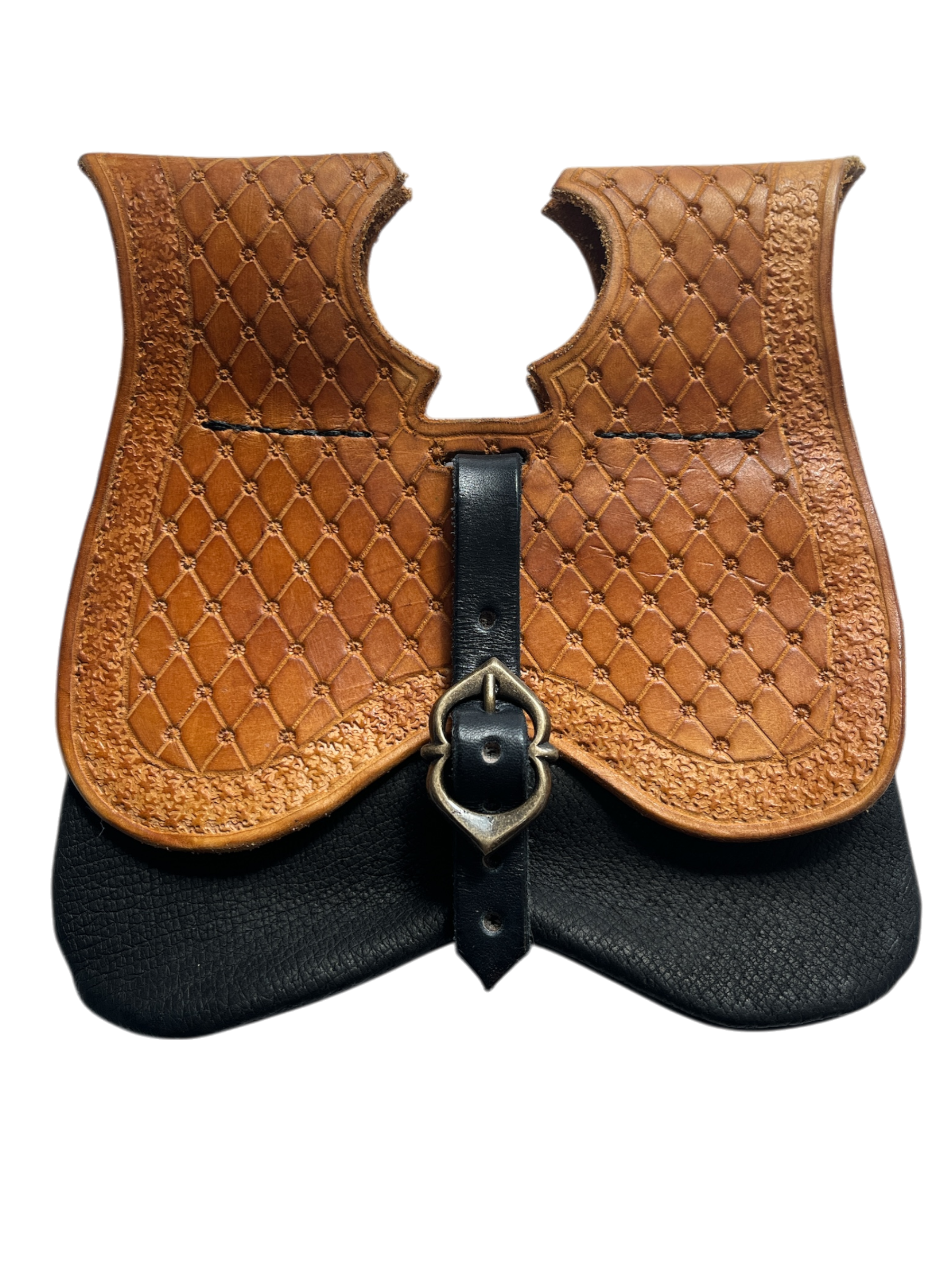 L’Atelier de la Crevette | Cuir et costumes médiévaux d’inspiration historique et fantastique | Escarcelle en cuir | Accessoire de cuir médiéval